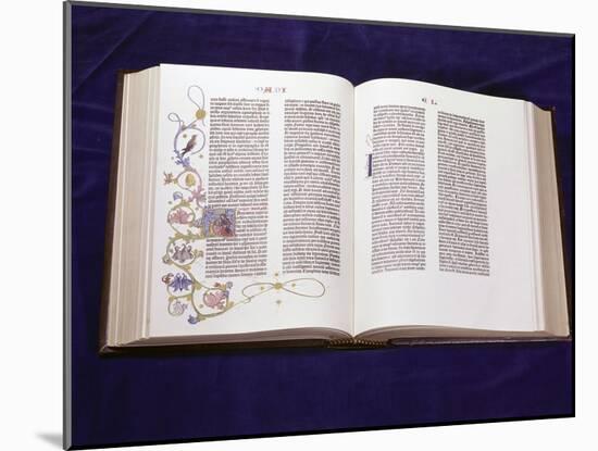 Gutenberg Bible: Book of Daniel-null-Mounted Giclee Print