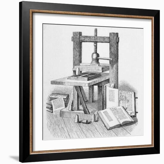 Gutenberg's Press-null-Framed Photographic Print