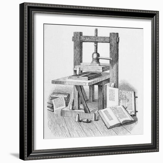 Gutenberg's Press-null-Framed Photographic Print