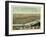 Guttenberg, Iowa - Panoramic Map-Lantern Press-Framed Art Print