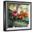 Gutter Planted with Gerberas-null-Framed Photographic Print