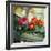 Gutter Planted with Gerberas-null-Framed Photographic Print