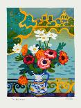 Red Flowers with Painting-Guy Charon-Collectable Print
