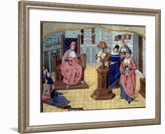 Guy De Chauliac with Great Characters of the History of Medicine-null-Framed Giclee Print