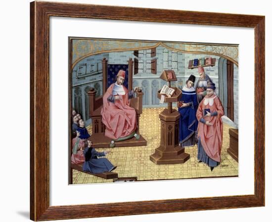 Guy De Chauliac with Great Characters of the History of Medicine-null-Framed Giclee Print