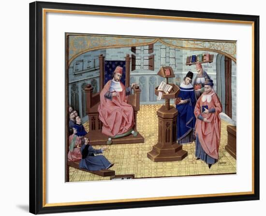 Guy De Chauliac with Great Characters of the History of Medicine-null-Framed Giclee Print