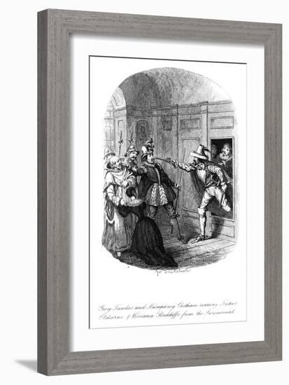 Guy Fawkes and Humphrey Chetham, 1605-George Cruikshank-Framed Giclee Print