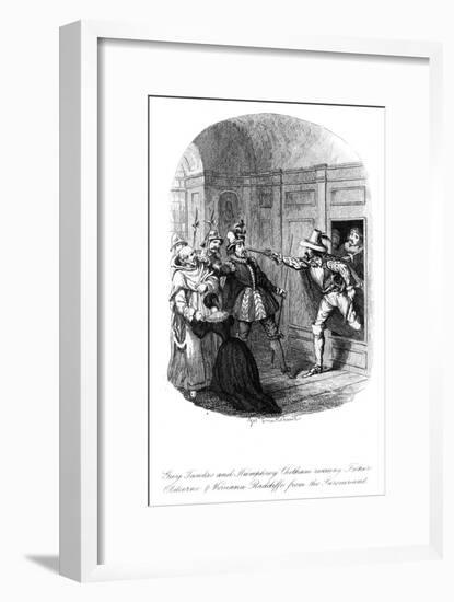 Guy Fawkes and Humphrey Chetham, 1605-George Cruikshank-Framed Giclee Print