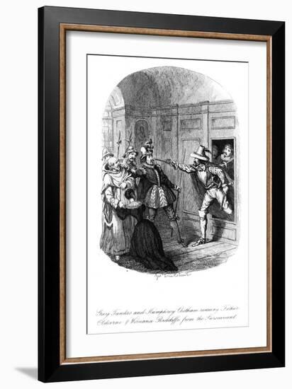 Guy Fawkes and Humphrey Chetham, 1605-George Cruikshank-Framed Giclee Print