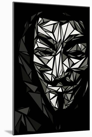 Guy Fawkes-Cristian Mielu-Mounted Art Print