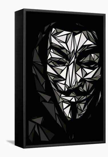 Guy Fawkes-Cristian Mielu-Framed Stretched Canvas