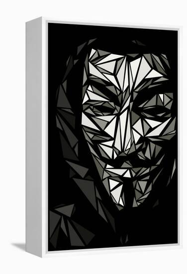 Guy Fawkes-Cristian Mielu-Framed Stretched Canvas