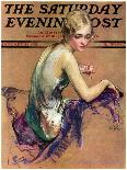 "Elegant Woman," Saturday Evening Post Cover, July 30, 1932-Guy Hoff-Giclee Print