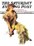 "Pastel Portrait," Saturday Evening Post Cover, January 24, 1931-Guy Hoff-Giclee Print