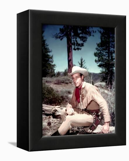 Guy Madison ADVENTURES OF WILD BILL HICKOK, 1958 TV (photo)-null-Framed Stretched Canvas