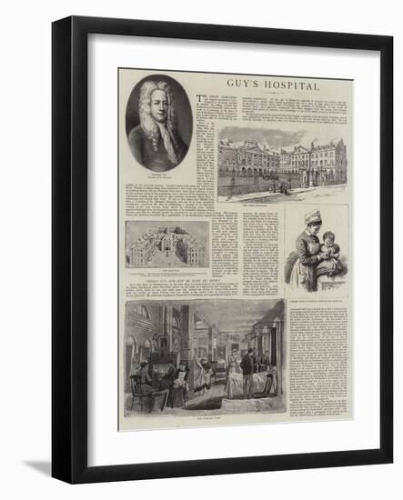 Guy's Hospital-null-Framed Giclee Print