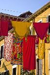 Washing Day, Laundry Drying, Castello, Venice, UNESCO World Heritage Site, Veneto, Italy, Europe-Guy Thouvenin-Framed Photographic Print