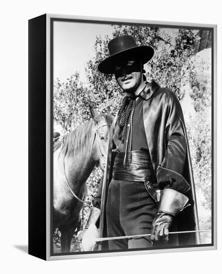 Guy Williams - Zorro-null-Framed Stretched Canvas