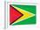 Guyana Flag Design with Wood Patterning - Flags of the World Series-Philippe Hugonnard-Framed Art Print