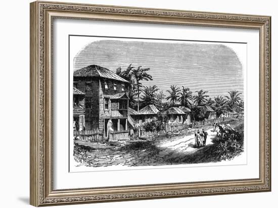 Guyane Francaise Scene-null-Framed Art Print