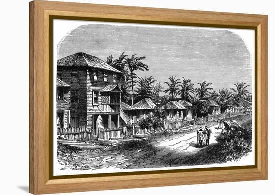 Guyane Francaise Scene-null-Framed Stretched Canvas