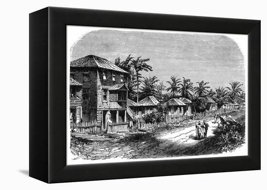 Guyane Francaise Scene-null-Framed Stretched Canvas