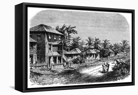 Guyane Francaise Scene-null-Framed Stretched Canvas