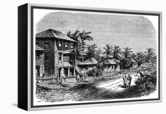 Guyane Francaise Scene-null-Framed Stretched Canvas