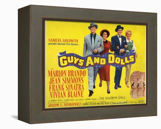 Guys And Dolls, 1955, Directed by Joseph L. Mankiewicz-null-Framed Premier Image Canvas