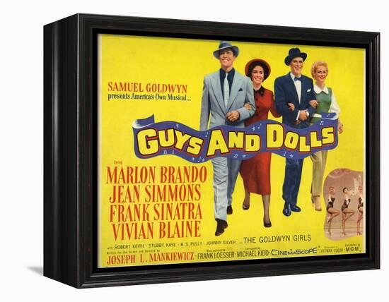 Guys And Dolls, 1955, Directed by Joseph L. Mankiewicz-null-Framed Premier Image Canvas