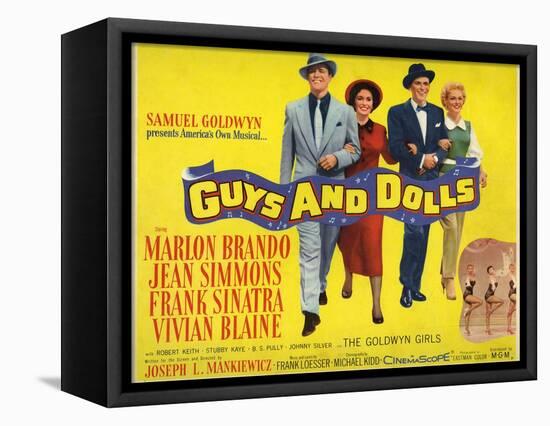 Guys And Dolls, 1955, Directed by Joseph L. Mankiewicz-null-Framed Premier Image Canvas