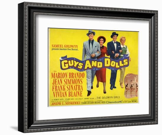 Guys And Dolls, 1955, Directed by Joseph L. Mankiewicz-null-Framed Giclee Print