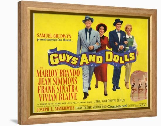 Guys And Dolls, 1955, Directed by Joseph L. Mankiewicz-null-Framed Premier Image Canvas