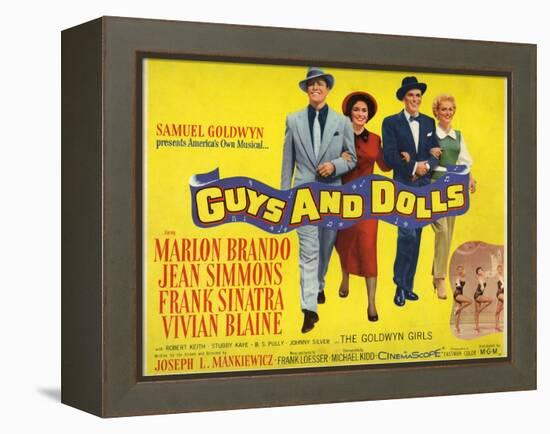 Guys And Dolls, 1955, Directed by Joseph L. Mankiewicz-null-Framed Premier Image Canvas