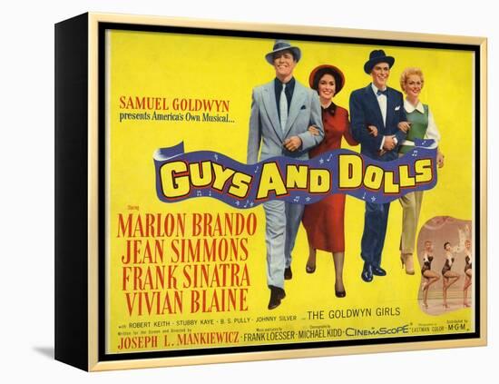 Guys And Dolls, 1955, Directed by Joseph L. Mankiewicz-null-Framed Premier Image Canvas