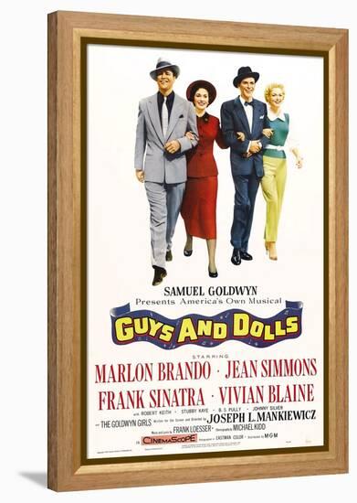 Guys And Dolls, 1955, Directed by Joseph L. Mankiewicz-null-Framed Premier Image Canvas