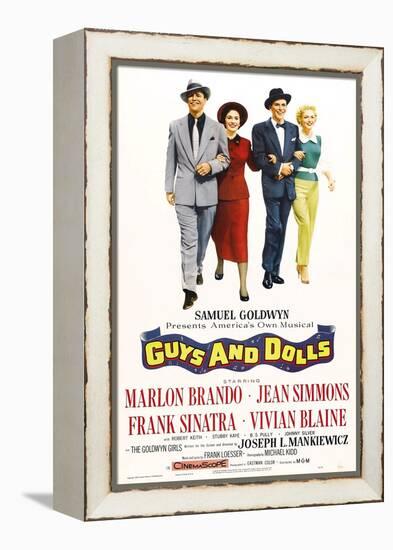 Guys And Dolls, 1955, Directed by Joseph L. Mankiewicz-null-Framed Premier Image Canvas