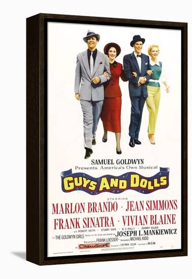 Guys And Dolls, 1955, Directed by Joseph L. Mankiewicz-null-Framed Premier Image Canvas