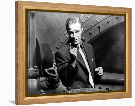 Guys and Dolls, Marlon Brando, 1955, Pointing-null-Framed Stretched Canvas