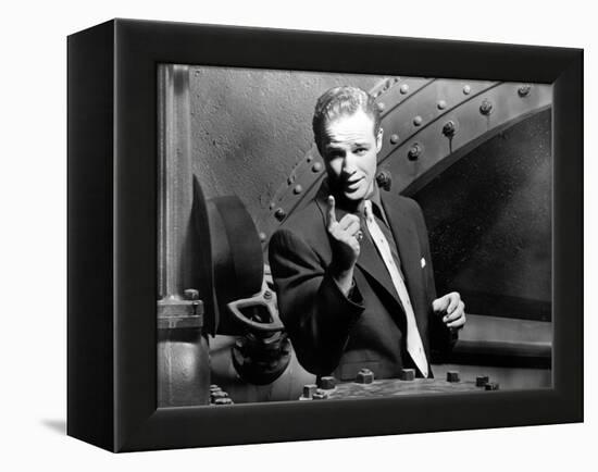 Guys and Dolls, Marlon Brando, 1955, Pointing-null-Framed Stretched Canvas