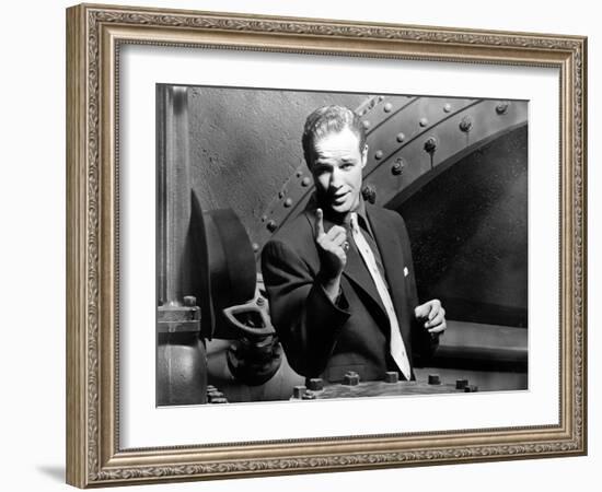 Guys and Dolls, Marlon Brando, 1955, Pointing-null-Framed Photo