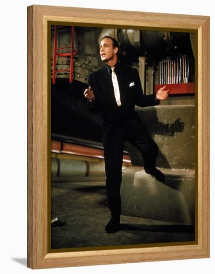 Guys And Dolls, Marlon Brando, 1955-null-Framed Stretched Canvas