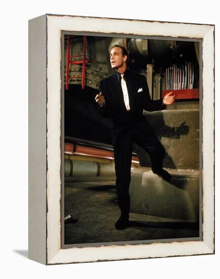 Guys And Dolls, Marlon Brando, 1955-null-Framed Stretched Canvas