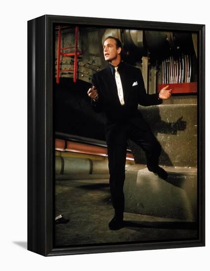 Guys And Dolls, Marlon Brando, 1955-null-Framed Stretched Canvas