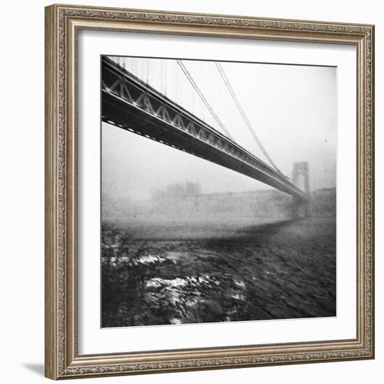 GWB Plenachrome Blur-Evan Morris Cohen-Framed Photographic Print