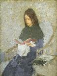 Young Woman with a Violin, 1897-98-Gwen John-Giclee Print