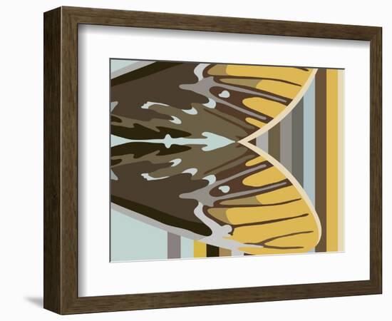 Gwen over Stripes-Belen Mena-Framed Giclee Print