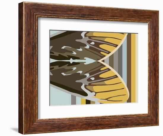 Gwen over Stripes-Belen Mena-Framed Giclee Print