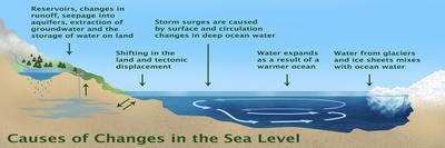 Causes of Changes in Sea Level-Gwen Shockey-Giclee Print