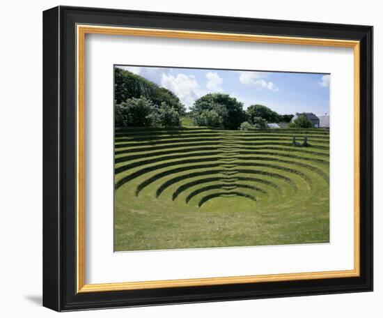 Gwenap Pit, Near Redruth, Cornwall, England, United Kingdom-Michael Jenner-Framed Photographic Print